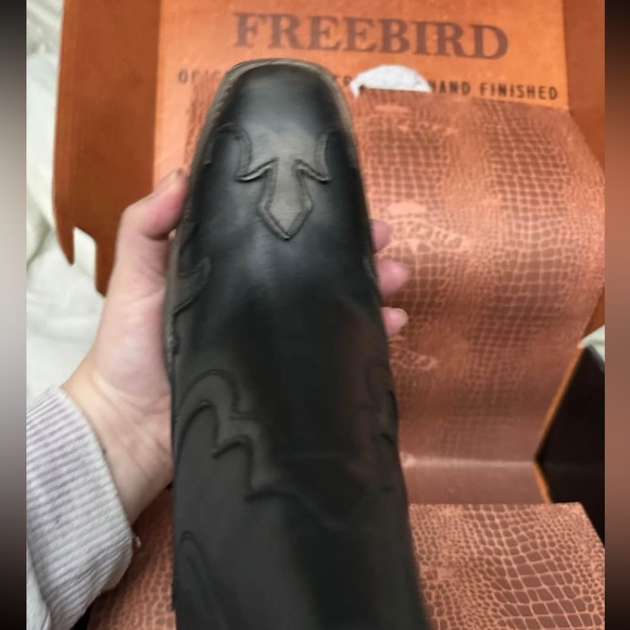 Freebird black leather ankle boots size 8 - Picture 5 of 6